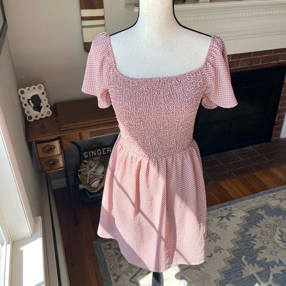 Lily Rose | Smocked Polka Dot Dress